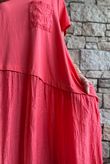 Tasha Damask T Shirt Maxi Dress Watermelon